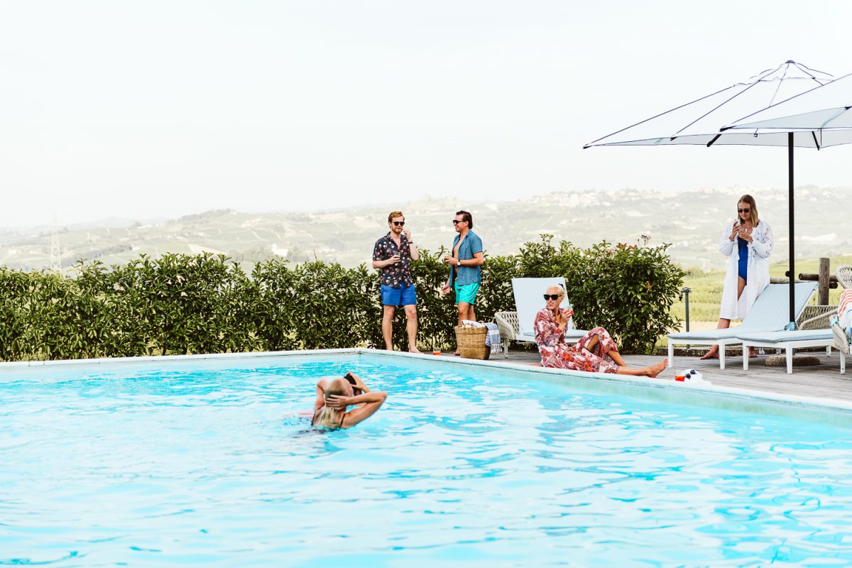 barolo villa with pool